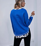 Blue Layered Sweater