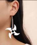 Ninja Star Earrings