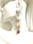 Seashell beaded earrings