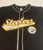 Vintage Pittsburgh Steelers Baseball Style Jersey