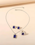 Royal Blue Necklace Set