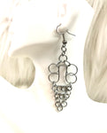 Silver wire earrings