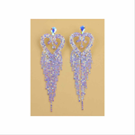 Rhinestone Embellished Statement Earrings