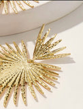 Gold Spiked Earrings