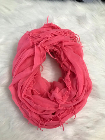 Lightweight fringe scarf
