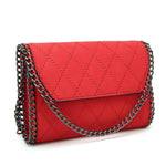 Chainlink Detail Crossbody Bag