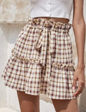 Ruffled Detail Skirt