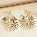 Gold Spiked Earrings
