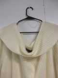 Cream Cowl Neck Sweater