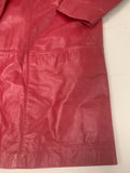 Vintage Red Leather Jacket