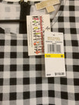 Michael Kors NWT Preowned Gingham Patterned Dress