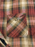 Vintage Quilt lined flannel top