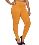 Honeycomb Textured Control Top Leggings