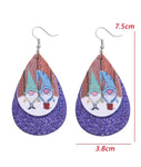 Gnome Christmas Graphic Earrings