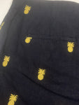 Preowned Boden Pineapple Patterned Shorts