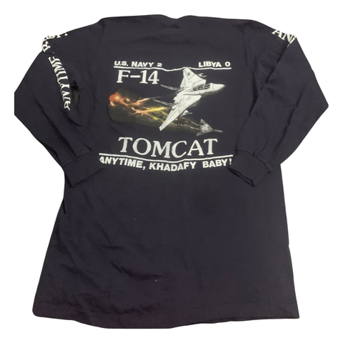 Mens Vintage Tomcat Fighter Jet T-shirt