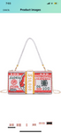 Red Bling Money Bag