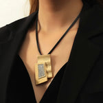 Abstract statement necklace