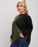 Sequin Embellished Sweatshirt