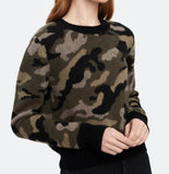 NWT Preowned Anthropologie Cloth & Stone Camo Sweater