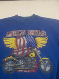 Mens Vintage American Heritage Motorcycle Sweatshirt
