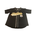 Vintage Pittsburgh Steelers Baseball Style Jersey