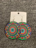 Stained Glass Patterned Earrings