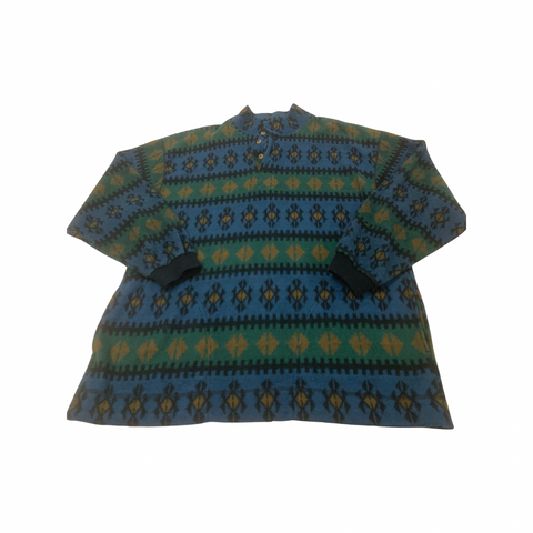Vintage Aztec Patterned Pullover