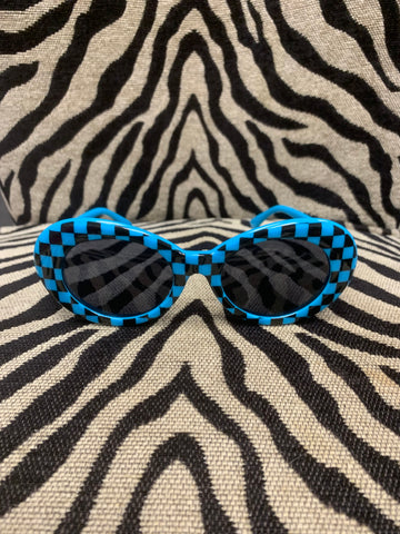 Checkered Clout Goggle Sunglasses