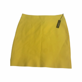Haute Monde Yellow Bodycon Skirt
