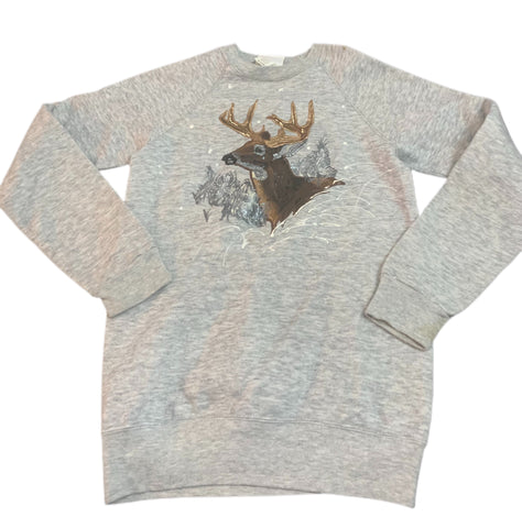 Vintage Deer Graphic Sweatshirt