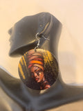 Afrocentric Head Wrap Earrings