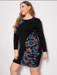 Cheetah Print Sweater Dress