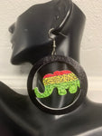 Elephant Afrocentric Earrings