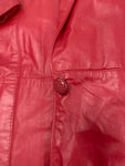 Vintage Red Leather Jacket