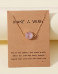 Make A Wish Charm Necklace