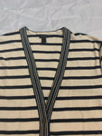 Preowned J-Crew Striped Cardigan Sweater
