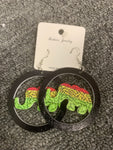 Elephant Afrocentric Earrings