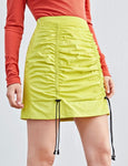 Sporty Windbreaker Skirt