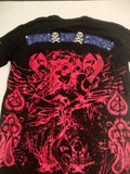 Preowned Black Label Double sided graphic top