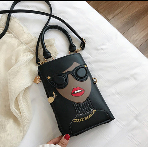 Cute 3D Face Handbag