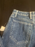 Vintage Pinstripe High Waisted Jeans