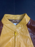 Vintage 2 Tone Leather Jacket