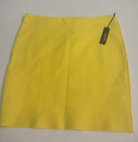 Haute Monde Yellow Bodycon Skirt