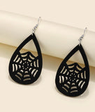 Spiderweb Halloween Earrings
