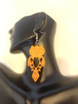 Laser Cut Wooden Earrings