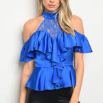 3 Pack Stain Cold Shoulder Top
