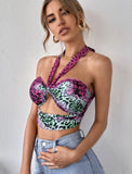 Cut Out Halter Top