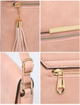 Zipper Detail Crossbody Bag