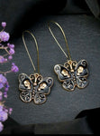 Butterfly Skeleton Earrings